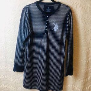Polo Striped top size Large